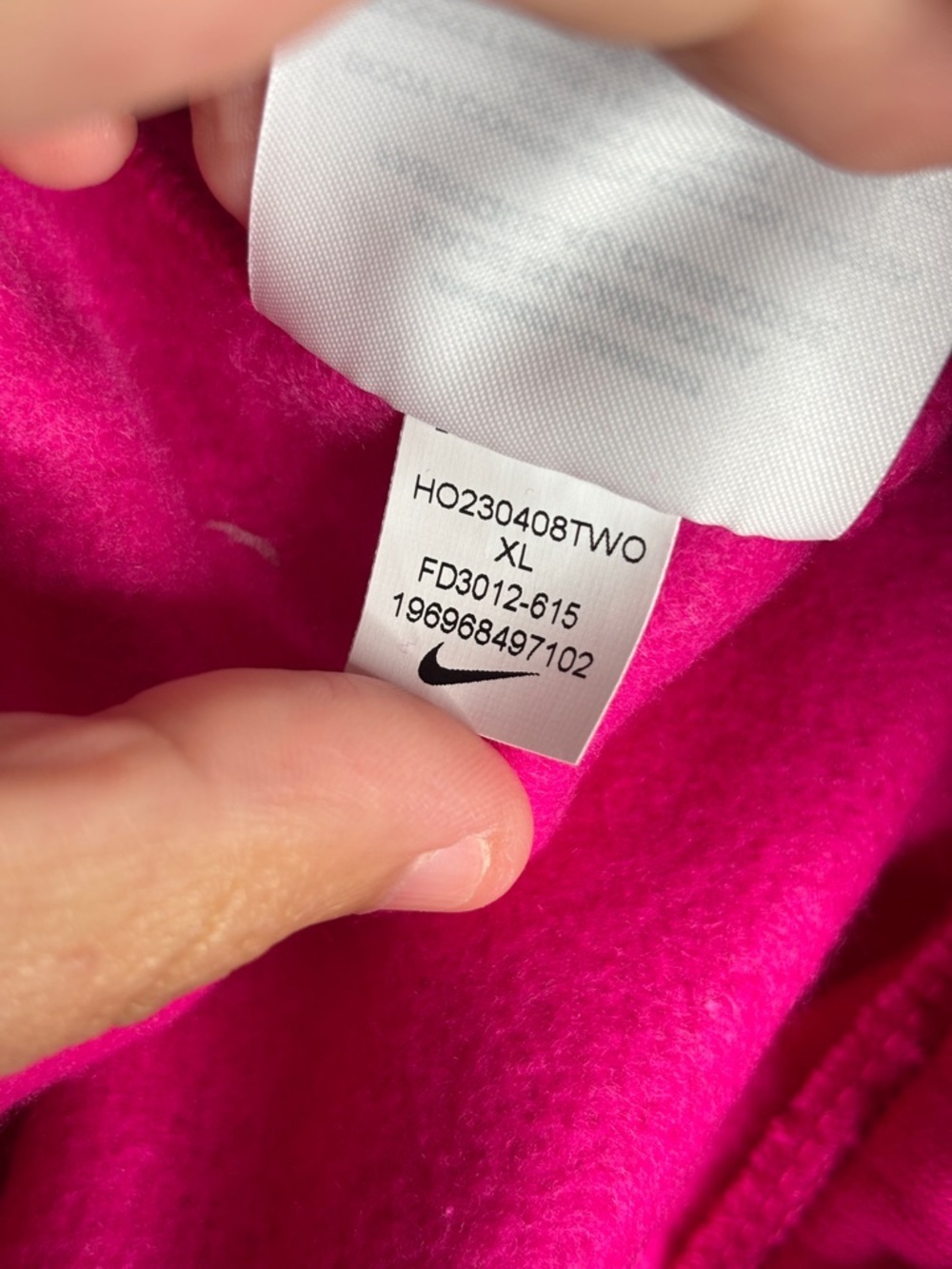 Nike Sportswear Club Fleece | Big Kids | Cargo Joggers Pink | XL - Picture 6 of 7